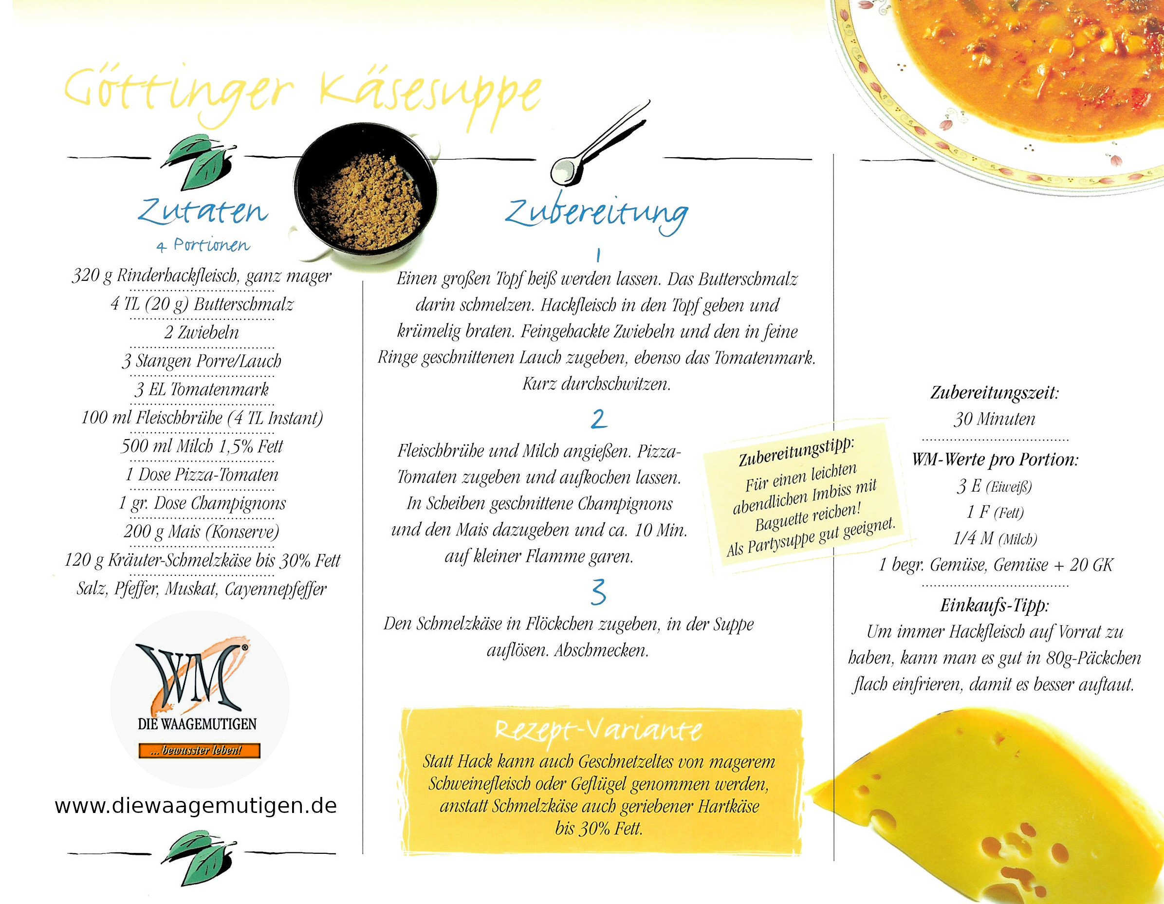 Göttinger Käsesuppe